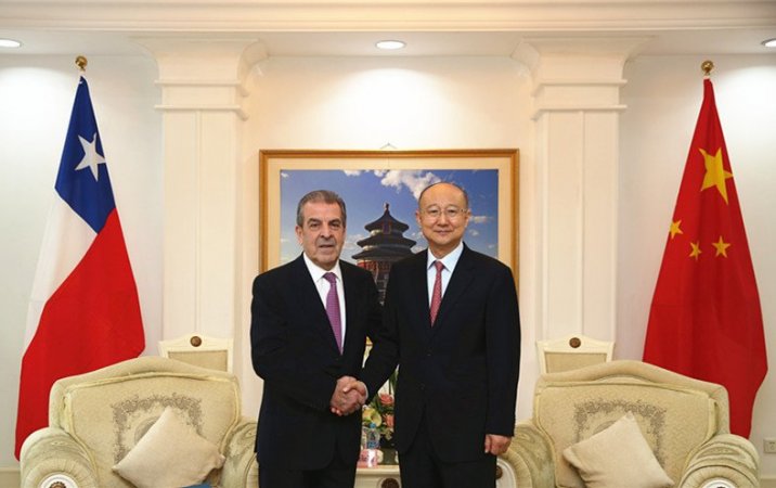 支树平局长会见智利前总统、亚太事务特使弗雷先生一行