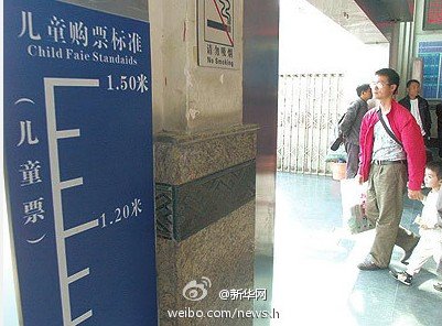 检察日报：儿童票标准应尽快“废身高立年龄”